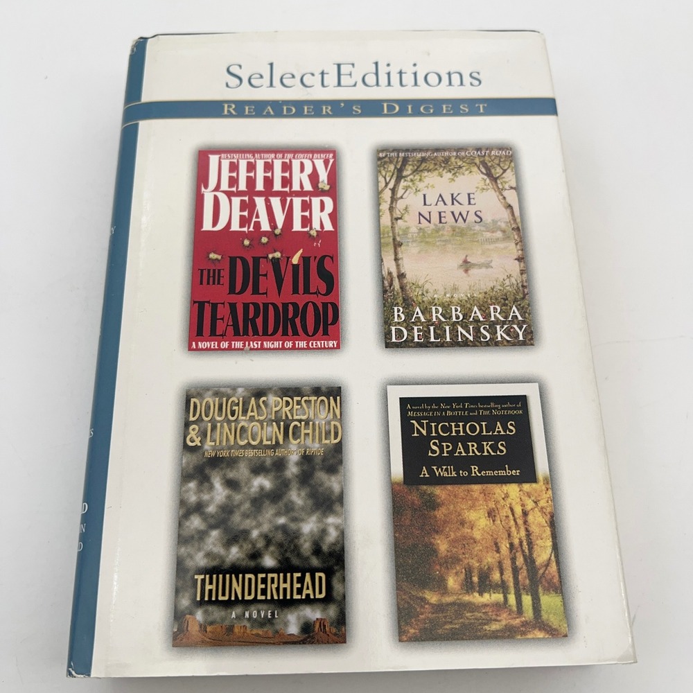Readers Digest Select Editions Vol 246 Nicholas Sparks Jeffery Deaver‎ 1999 Book